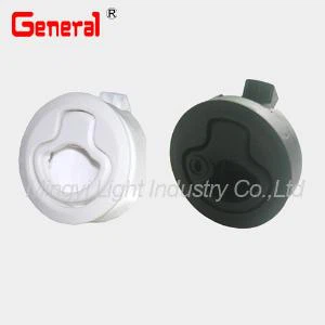 94009 / 94009L Flush vytiahnuť závora rovine zámok Push zavrite západku materiálu je PA Čiernobiela verzia k dispozícii zamykanie a Non-zamykanie pod voľbou splachovacie Mount štýl